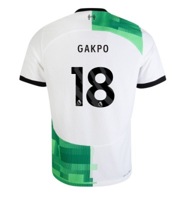 Maillot de foot Liverpool Cody Gakpo #18 Extérieur 2023-24 Manches Courte